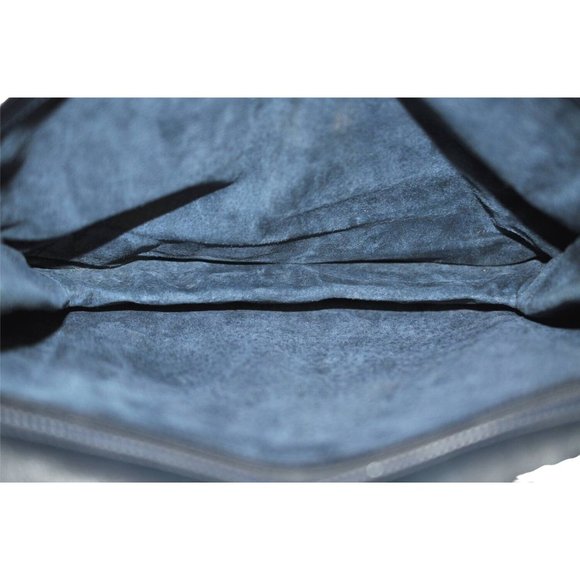 RARE Gucci blue micro Guccissima print 'Blondie' saddle bag - Picture 13 of 14